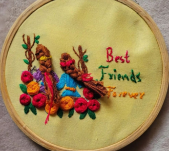 Hoop Embroidery Art