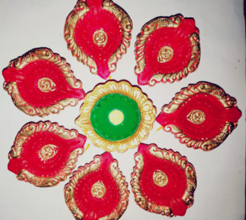 Coloured Diya (Panti)