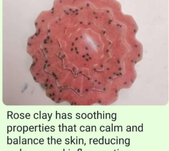 Pink Rose Clay Facial Soap