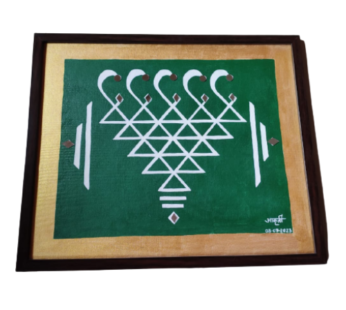 Saraswati Yantra Canvas Painting