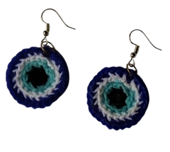 Mini Evil Eye Earrings