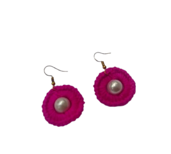 Pink earrings